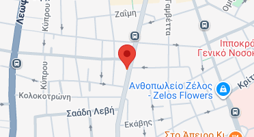 Location of business on map