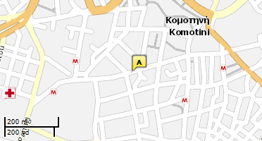 Location of business on map