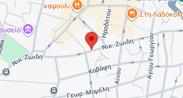 Location of business on map