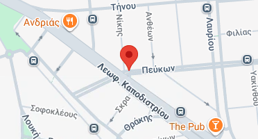 Location of business on map