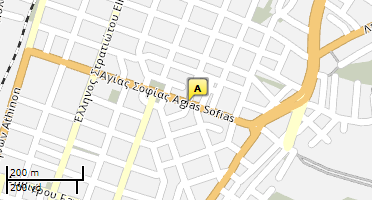 Location of business on map