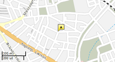 Location of business on map
