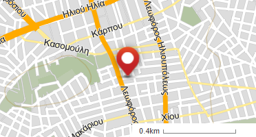 Location of business on map