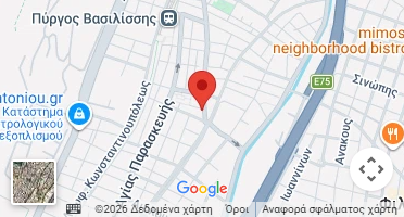Location of business on map