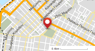 Location of business on map