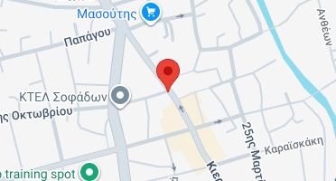 Location of business on map