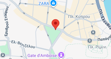 Location of business on map