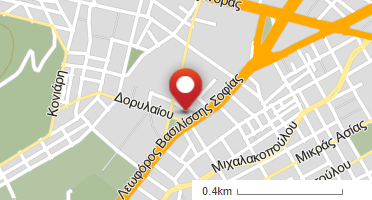 Location of business on map