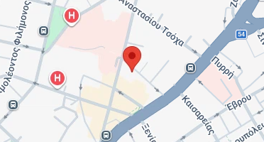 Location of business on map
