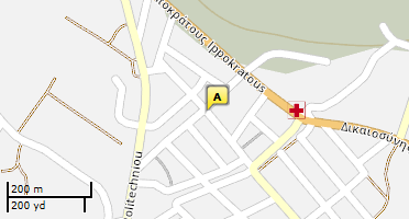 Location of business on map