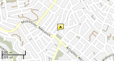 Location of business on map