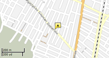 Location of business on map