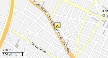 Location of business on map