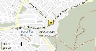 Location of business on map