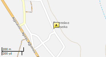 Location of business on map