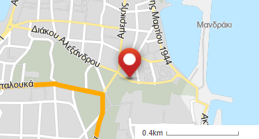 Location of business on map