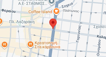 Location of business on map
