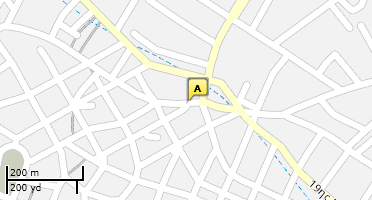 Location of business on map