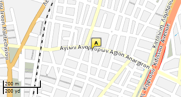Location of business on map