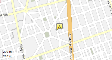 Location of business on map