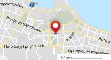 Location of business on map