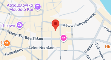 Location of business on map
