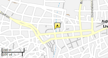 Location of business on map