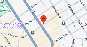 Location of business on map