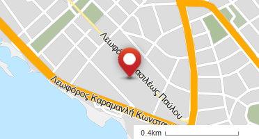Location of business on map