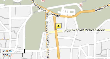 Χάρτης και σημείο της επιχείρησης