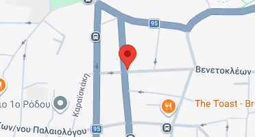 Location of business on map