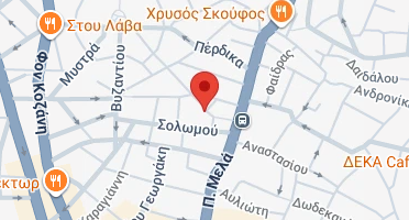 Location of business on map
