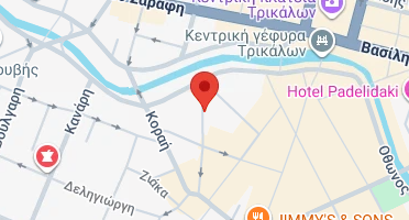 Location of business on map