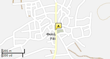 Location of business on map