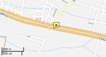 Location of business on map