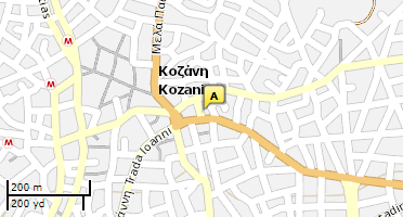 Location of business on map