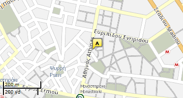 Location of business on map