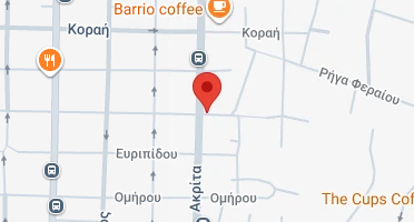 Location of business on map
