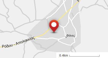 Location of business on map