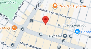 Location of business on map
