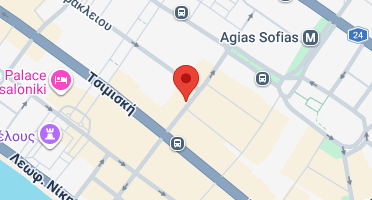 Location of business on map