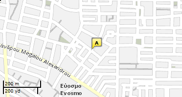 Location of business on map