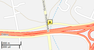 Location of business on map