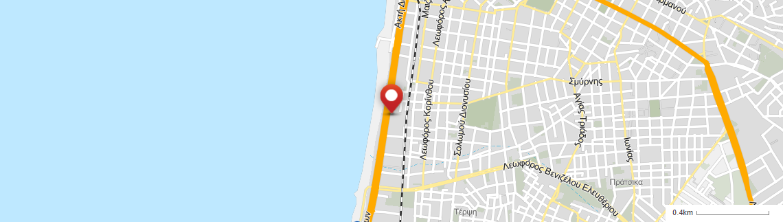 Location of business on map