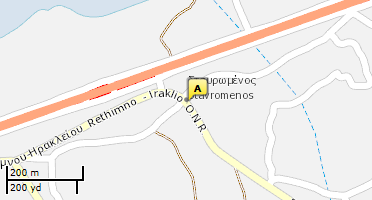 Χάρτης και σημείο της επιχείρησης