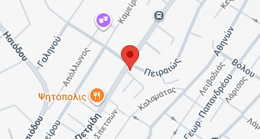 Location of business on map