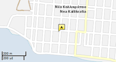 Location of business on map
