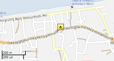 Location of business on map