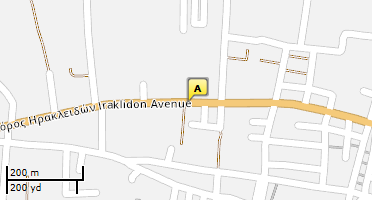 Location of business on map