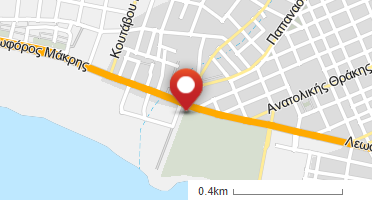 Location of business on map